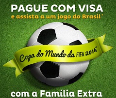 Promoção Copa Visa 2014 Extra