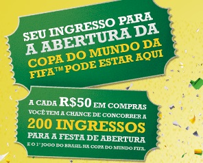 www.centauro.com.br/promocaoingressos, Promoção Centauro Ingressos para Copa