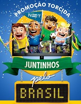 www.net.com.br/juntinhospelobrasil, Promoção Torcida NET