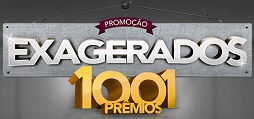 www.promocaoexagerados.com.br, Promoção Exagerados 1001 Prêmios